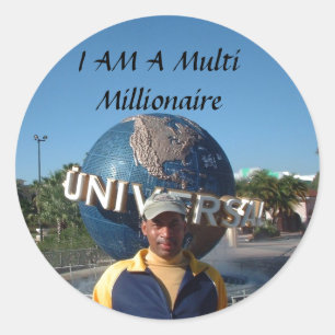 IK BEN MILJOEN RONDE STICKER