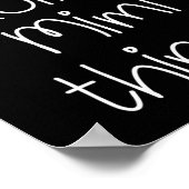 Ik ben Mimi aan het doen grappige dingen Vrouwen V Poster (Hoek)