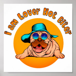 Ik ben minnaar, niet bitter poster