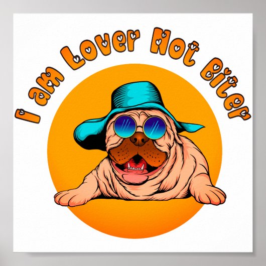 Ik ben minnaar, niet bitter poster (Voorkant)