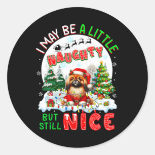 Ik ben misschien een beetje stout, maar nog steeds ronde sticker