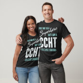 Ik ben misschien geen superheld, Funny CCHT T-shirt (Unisex)