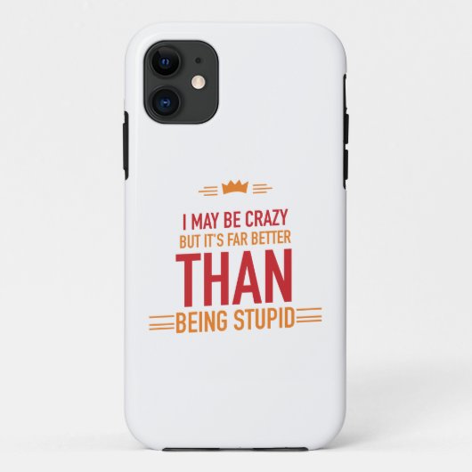 Ik ben misschien gek beletterde iphone 11 hoes (Achterkant)