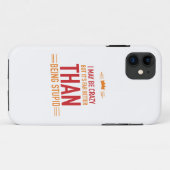 Ik ben misschien gek beletterde iphone 11 hoes (Achterkant (horizontaal))