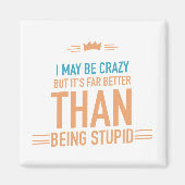 Ik ben misschien gek gefascineerd. magneet (Voorkant)