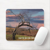 Ik ben misschien gek, maar nooit gebroken muismat (Met muis)