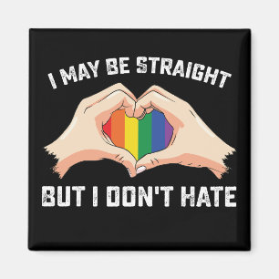 Ik ben misschien hetero, maar ik haat geen homo's magneet