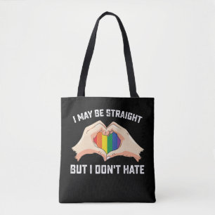 Ik ben misschien hetero, maar ik haat lesbiennes e tote bag
