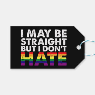Ik ben misschien hetero, maar ik haat LGBT Gay nie Cadeaulabel