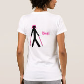 Ik ben misschien klein, maar ik heb BIG sticks!!! T-shirt (Achterkant)