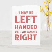 Ik ben misschien linkshandig, maar ik heb altijd g kaart (Gele Bloem)