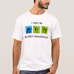 Ik ben misschien nerveus, maar slechts periodiek t-shirt