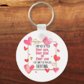 Ik ben misschien niet je eerste date eerste kus ee sleutelhanger (Achterkant)