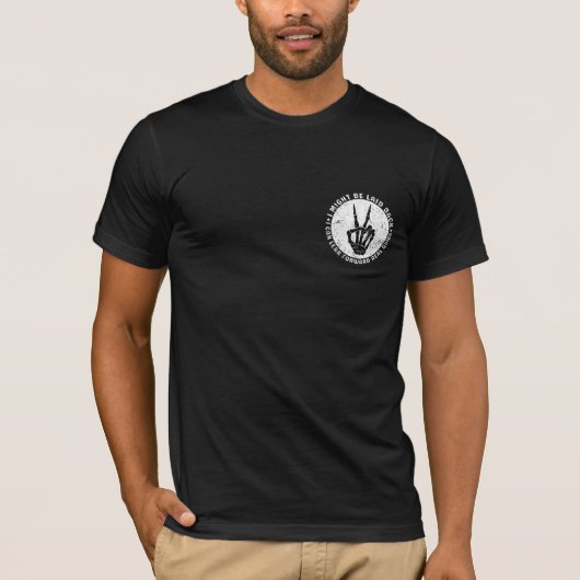 Ik ben misschien ontspannen, maar ik kan echt naar t-shirt (Voorkant)