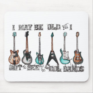 Ik ben misschien oud, maar ik moet alle coole band muismat