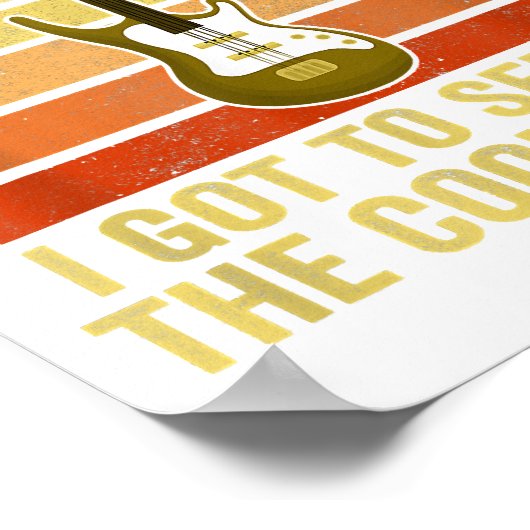 Ik ben misschien oud, maar ik moet alle koele band poster (Hoek)