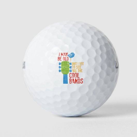 Ik ben misschien oud, maar ik moet alle kool buik  golfballen (Voorkant)