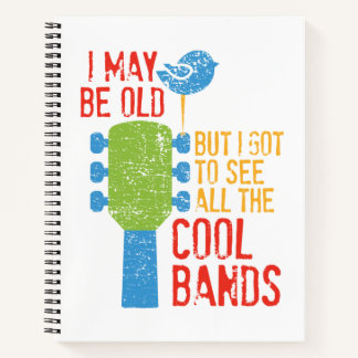 Ik ben misschien oud, maar ik moet alle kool buik  notitieboek