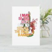 Ik ben misschien oud, maar ik moet alle kool zien. bedankkaart (Staand voorkant)