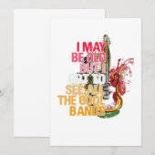 Ik ben misschien oud, maar ik moet alle kool zien. bedankkaart (Voorkant / Achterkant)