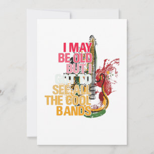 Ik ben misschien oud, maar ik moet alle kool zien. bedankkaart