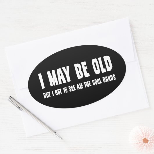 Ik ben misschien oud, maar... Stickers (Envelop)