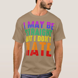 Ik ben misschien recht, maar ik haat geen LGBT Pri T-shirt