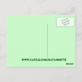 Ik ben misschien traag, maar ik kom er briefkaart (Achterkant)