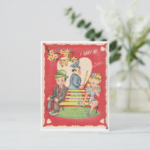 Ik ben misschien verlegen... briefkaart (Staand voorkant)