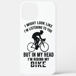 Ik ben m'n hoofd. Ik rijd met mijn fiets T-Shirt. Case-Mate iPhone Case