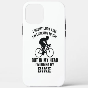 Ik ben m'n hoofd. Ik rijd met mijn fiets T-Shirt. Case-Mate iPhone Case