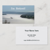 Ik ben moe!  De Living New Contact Sjabloon Visitekaartje (Voorkant / Achterkant)