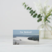 Ik ben moe!  De Living New Contact Sjabloon Visitekaartje (Staand voorkant)