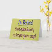 "Ik ben moe en geef geen krap meer" Kaart (Gele Bloem)