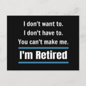 Ik ben moe Funny Briefkaart (Voorkant)