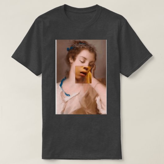 Ik ben moe grappige kunst t-shirt (Design voorkant)