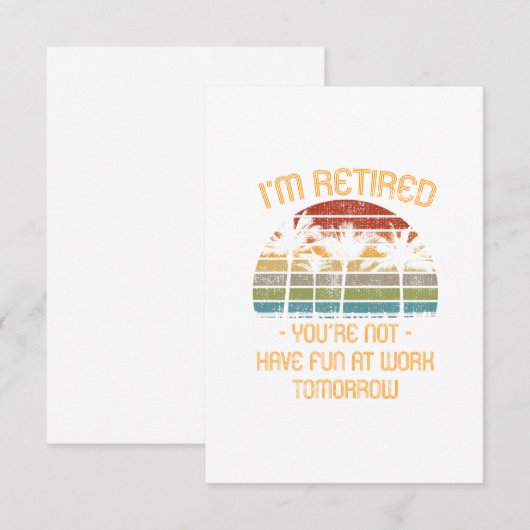 Ik ben moe. Je bent niet meer. Bedankkaart (Voorkant / Achterkant)