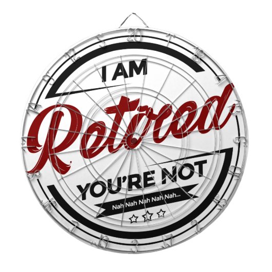 Ik ben moe. Je bent niet meer. Dartbord (Voorkant)