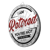 Ik ben moe. Je bent niet meer. Dartbord (Voorkant Rechts)