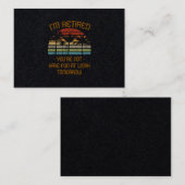 Ik ben moe. Je bent niet meer. Visitekaartje (Voorkant / Achterkant)