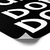 Ik ben moe tenzij het Golf Poster is (Hoek)