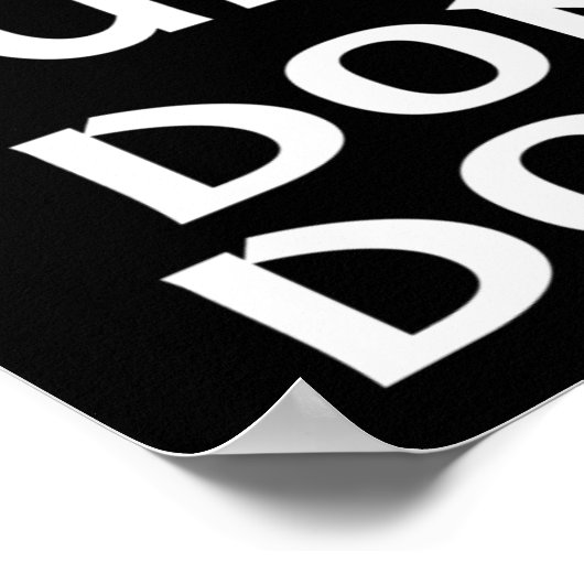 Ik ben moe tenzij het Golf Poster is (Hoek)