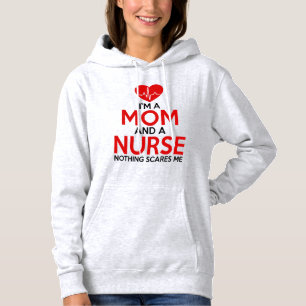 Ik ben moeder en verpleegster hoodie