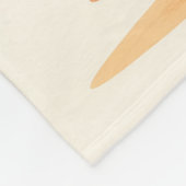 Ik ben moedig - Kinder bevestiging Fleece Deken (Hoek)