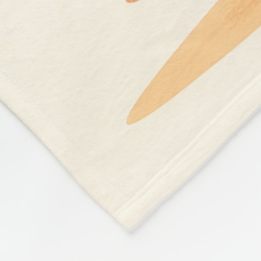 Ik ben moedig - Kinder bevestiging Fleece Deken (Hoek)