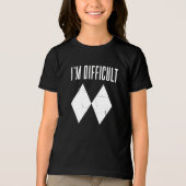 Ik ben moeilijk skiën dubbele diamanten hellingen  Tri-Blend shirt (Voorkant)