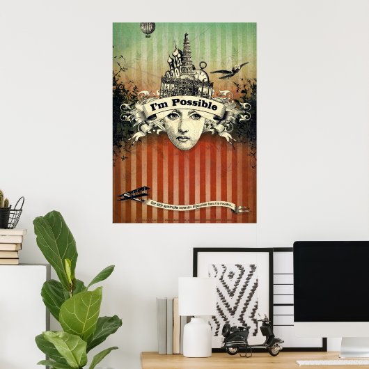 Ik ben mogelijk (afdrukken) poster (Thuiskantoor)