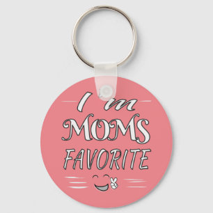 Ik ben Moms Favorite Funny Gezegde auto Sleutelhanger