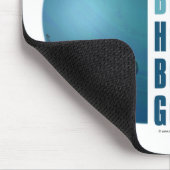 Ik ben mooi en goed Bowling blauw Muismat (Hoek)