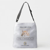 Ik Ben Mooi Geboren – Grappige Kattentas Crossbody Tas (Achterkant)